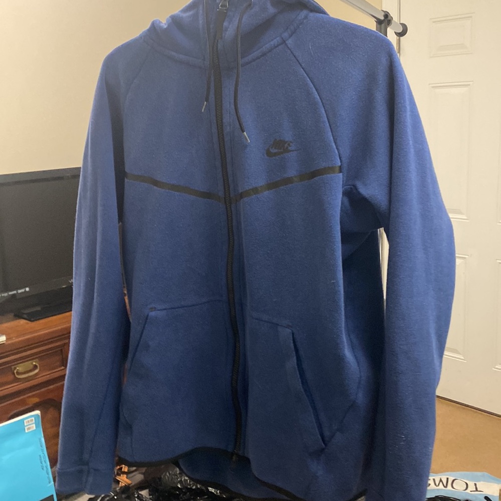 Navy Blue Nike fleece Tech